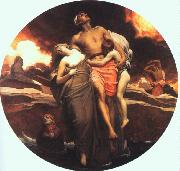 Lord Frederic Leighton And the Sea Gave Up the Dead Which Were in It USA oil painting reproduction